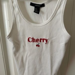 f21 cherry tank top